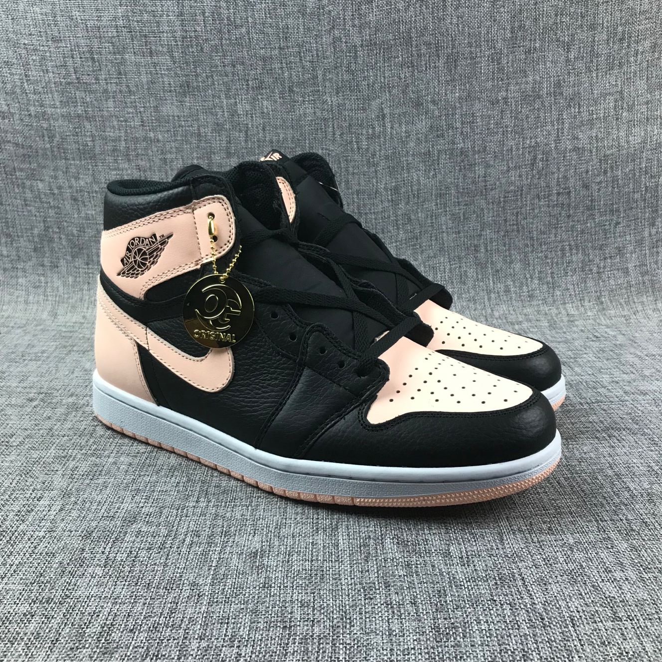 2019 Air Jordan 1 Retro High OG Crimson Tint Black Pink - Click Image to Close